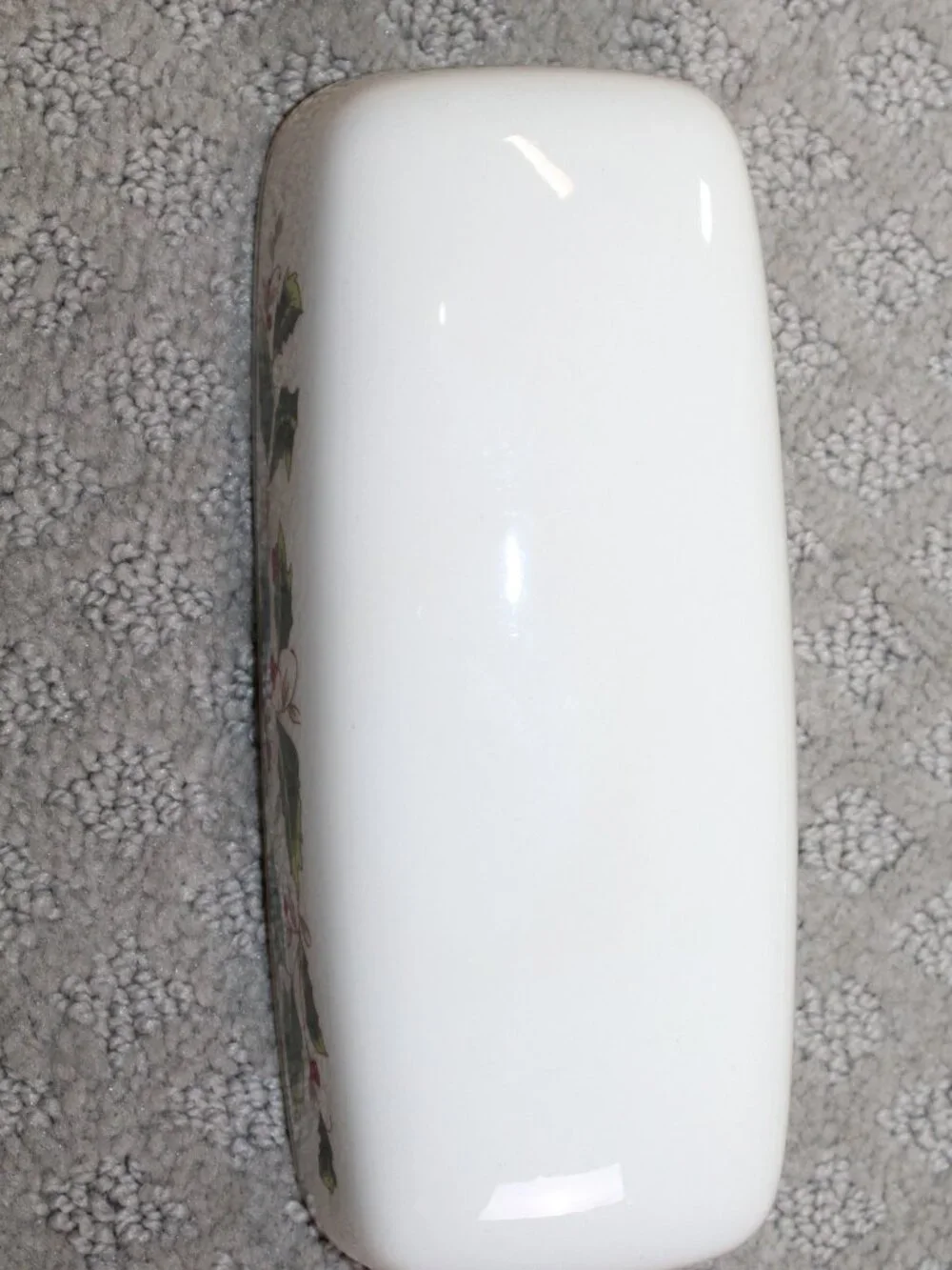 Canterbury Potteries Holly Tradition Butter Dish
